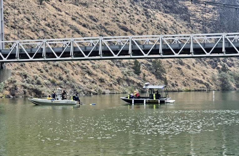 Searchers were back on the Crooked River at Cove Palisades State Park on Monday, looking for man who disappeared after jumping in the water late Sunday night.