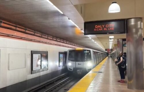 A suspect was arrested July 1 when an elderly woman suffered critical injuries after he pushed her into an oncoming BART train in San Francisco