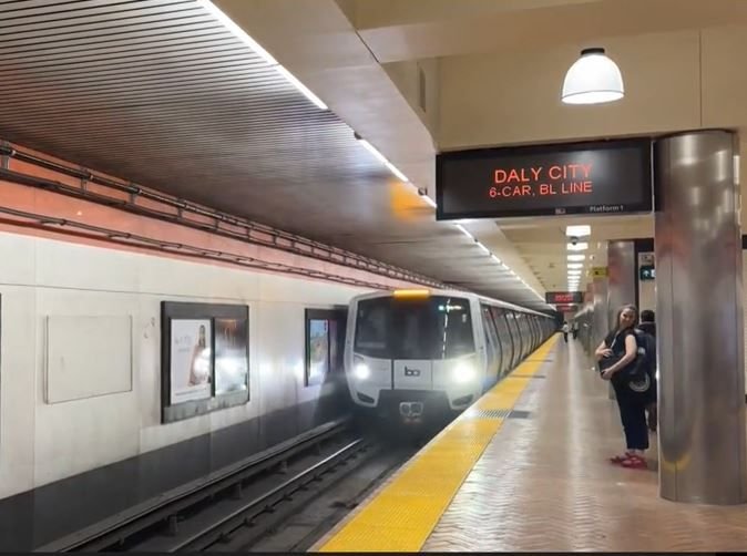 <i>KPIX via CNN Newsource</i><br/>A suspect was arrested July 1 when an elderly woman suffered critical injuries after he pushed her into an oncoming BART train in San Francisco