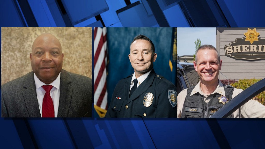 A new round of three finalists for new Prineville police chief: (L-R) Kenneth Booker, Thomas Crino and Chad Davis