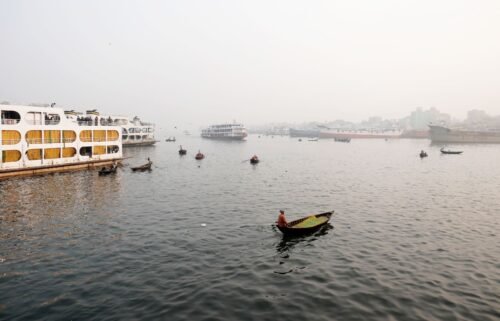 Boats are a way of life on the Ganges River in Dhaka