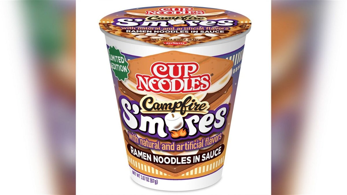 <i>Courtesy Cup Noodles via CNN Newsource</i><br/>Cup Noodles is launching a s’mores-flavored instant ramen.