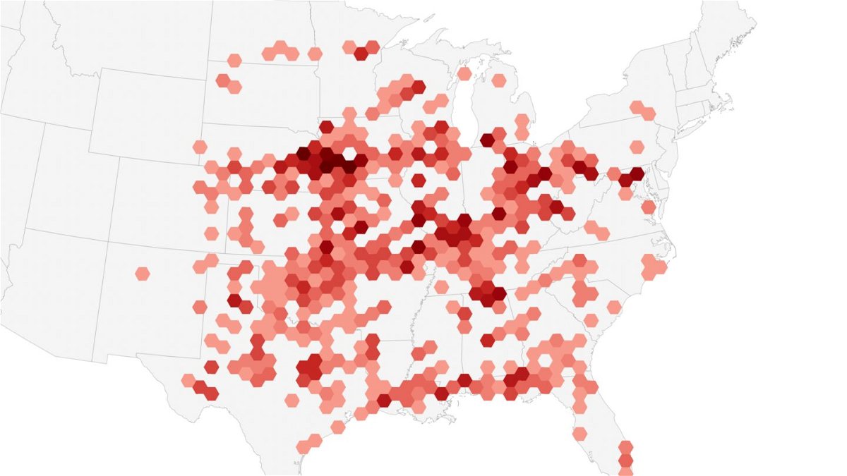 <i>CNN via CNN Newsource</i><br/>Thousands of tornadoes sprout up across the United States each year