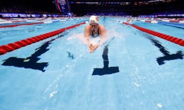 Lilly King competes in the Women's 200m breaststroke semifinal at the US Olympic Team Swimming Trials. King got engaged after coming second in the 200m breaststroke final in Indianapolis on June 20.