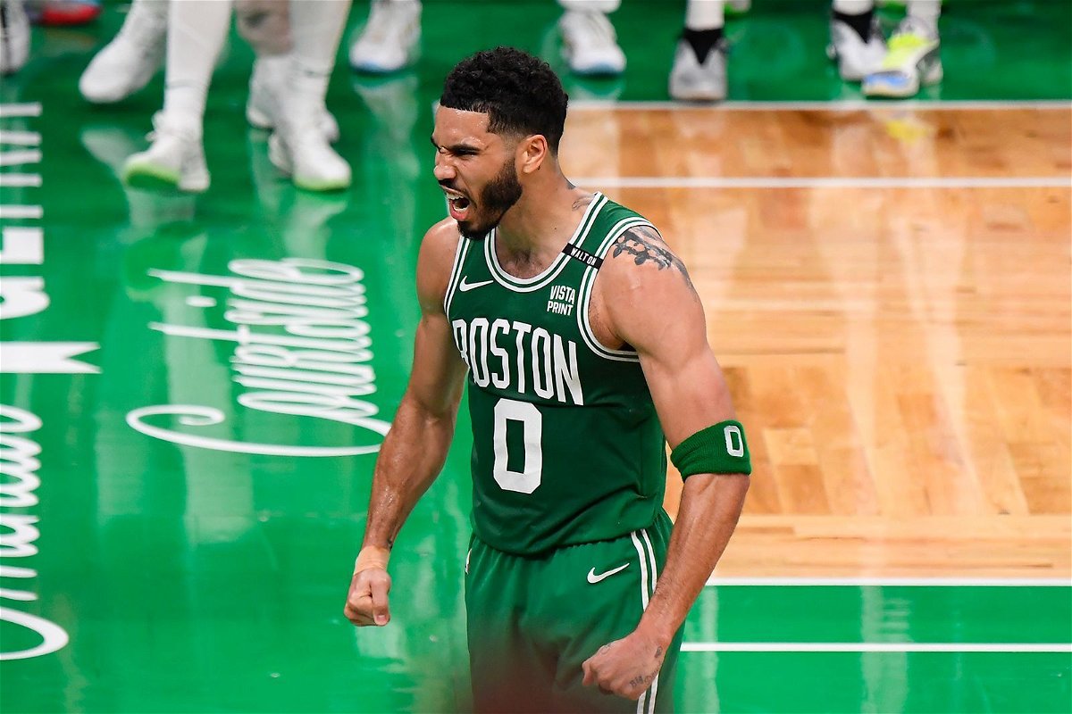 <i>Brian Babineau/NBAE/Getty Images via CNN Newsource</i><br/>Boston Celtics star Jayson Tatum has reached an agreement on the most lucrative contract in NBA history