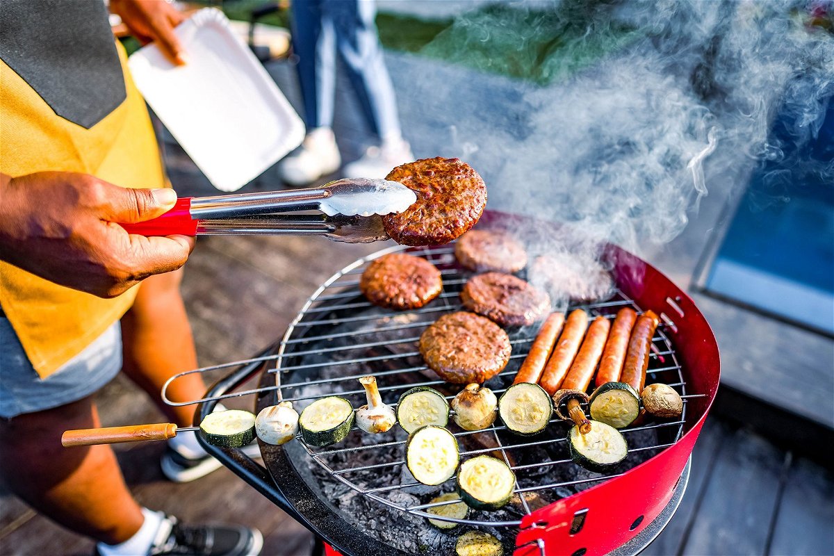 <i>LordHenriVoton/E+/Getty Images via CNN Newsource</i><br/>Cooking meat to the correct internal temperature is one way to prevent food-borne illness.