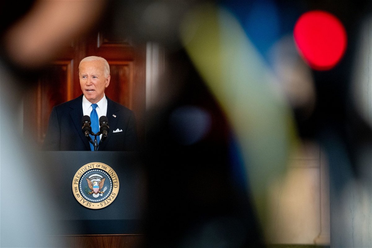 <i>Andrew Harnik/Getty Images via CNN Newsource</i><br/>The ABC News interview with President Joe Biden