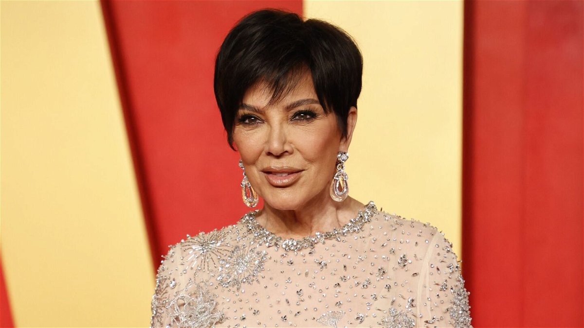 <i>Michael Tran/AFP/Getty Images via CNN Newsource</i><br/>Media personality Kris Jenner attends the Vanity Fair Oscars Party at the Wallis Annenberg Center for the Performing Arts in Beverly Hills