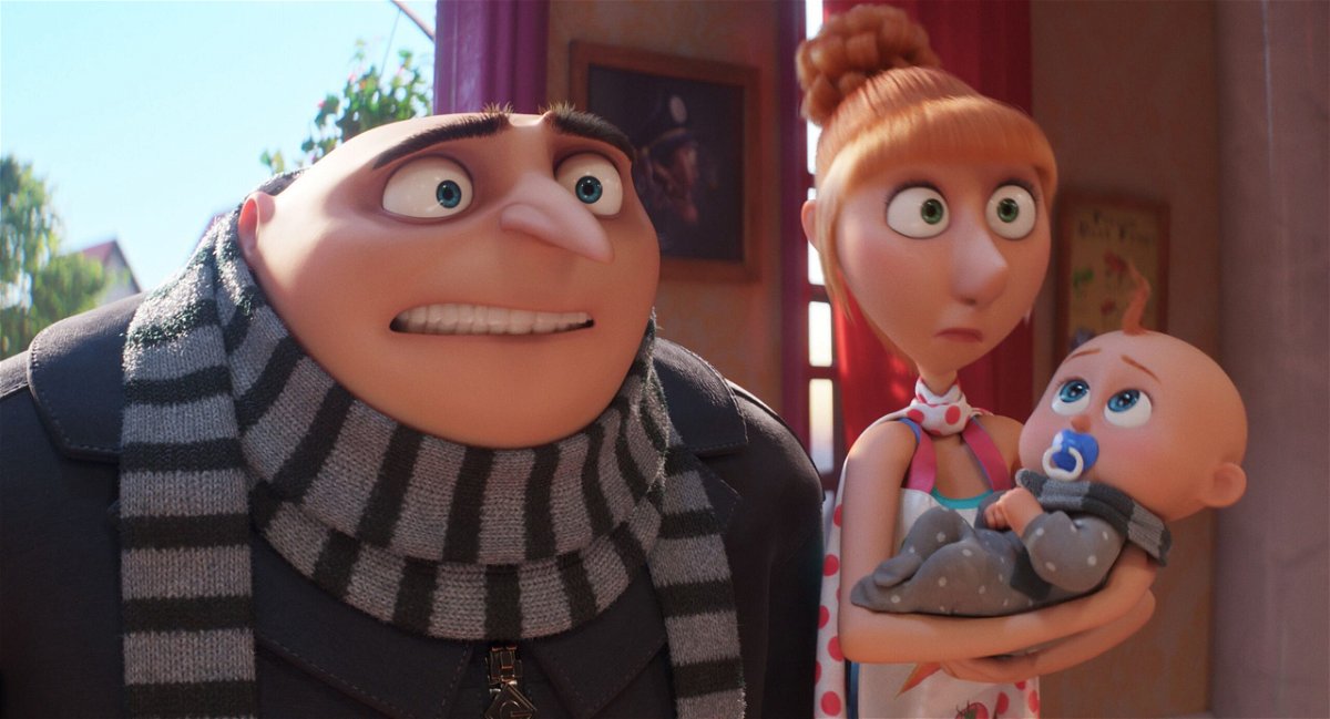 <i>Illumination/Universal Pictures via CNN Newsource</i><br/>Gru (voiced by Steve Carell) and Lucy (Kristen Wiig) star in 