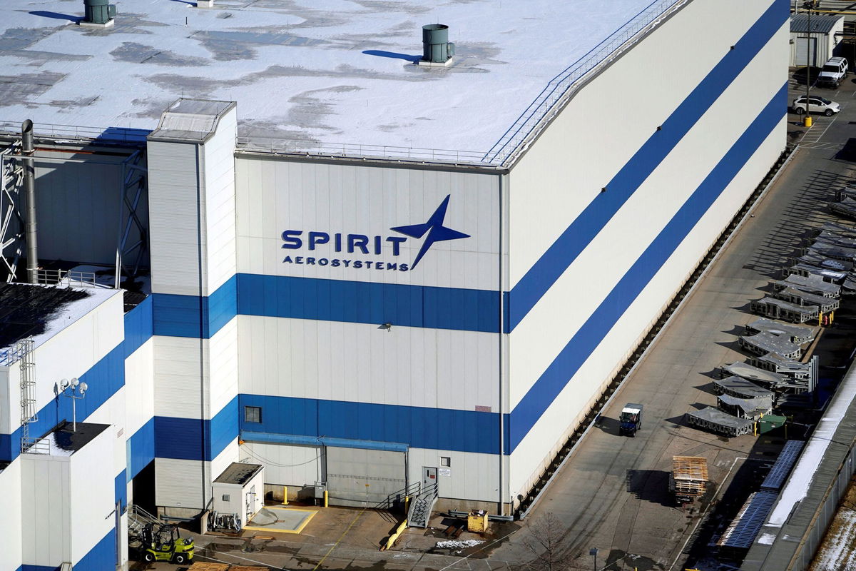 <i>Nick Oxford/Reuters via CNN Newsource</i><br/>The headquarters of Spirit AeroSystems Holdings Inc