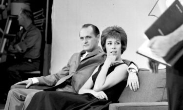Carol Burnett and Bob Newhart on "The Entertainers" in Los Angeles
