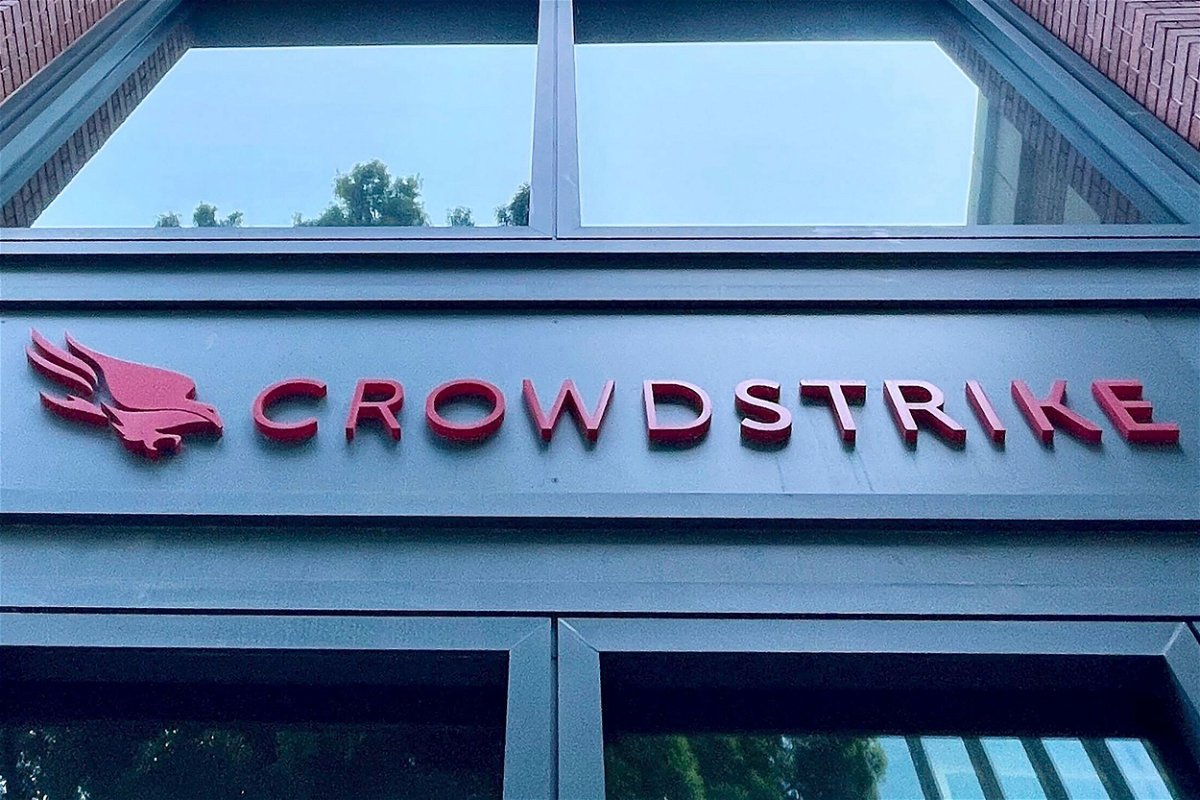 <i>Haven Daley  /AP via CNN Newsource</i><br/>A Crowdstrike office is shown in Sunnyvale