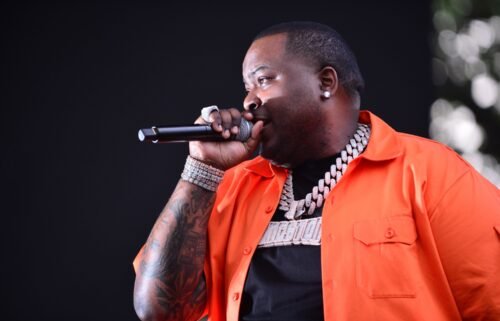 Sean Kingston performs live on stage during "Hot Summer Night" concert at FPL Solar Amphitheater at Bayfront Park on June 3