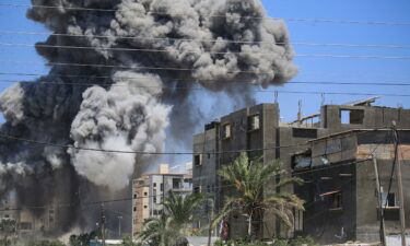 At least 13 people were killed in Israeli airstrikes on homes in the Nuseirat camp in central Gaza