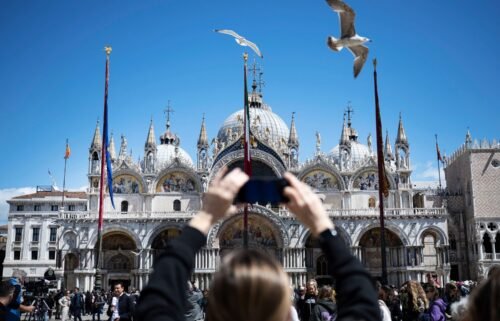 Tourists wanting to view the Basilica in Saint Mark's Square have had to pay for the privilege