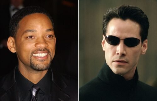 Will Smith (L) and Keanu Reeves (R)
