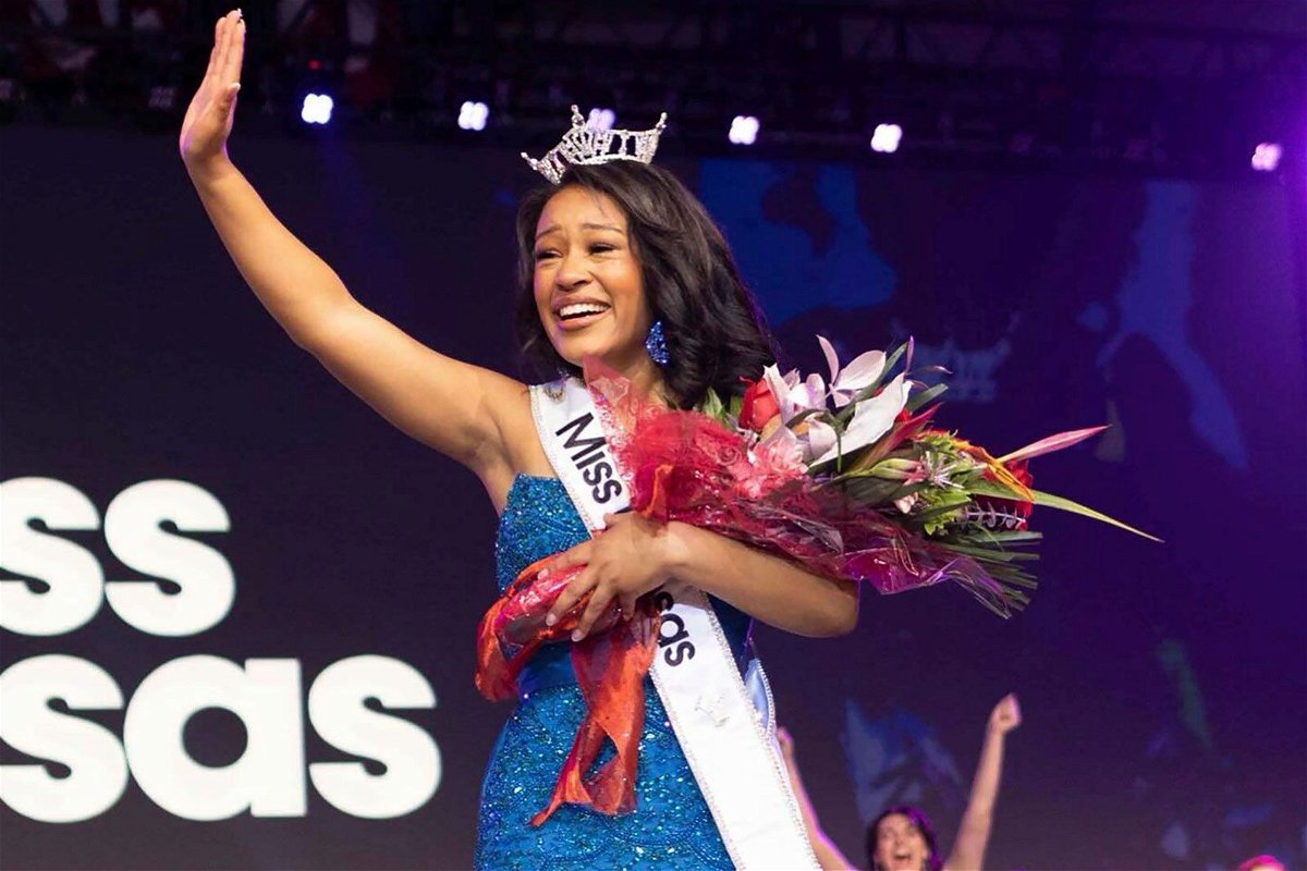 <i>Miss America/AP/File via CNN Newsource</i><br/>Alexis Smith was crowned Miss Kansas on June 8. Smith wowed audiences when she told them that her abuser was in the audience
