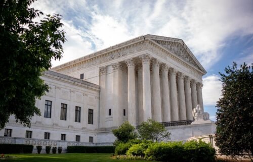 The Biden administration asked the Supreme Court on July 22 to let it enforce new anti-discrimination rules in schools for pregnant women. An exterior view of the Supreme Court on June 20