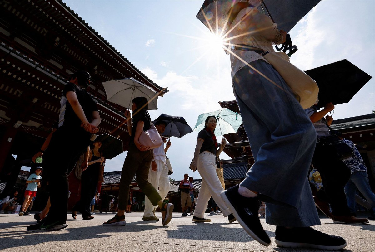 <i>Issei Kato/Reuters via CNN Newsource</i><br/>July 21 was the hottest day in recorded history