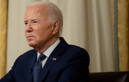 President Joe Biden delivers a nationally televised address from the Oval Office of the White House on July 14.