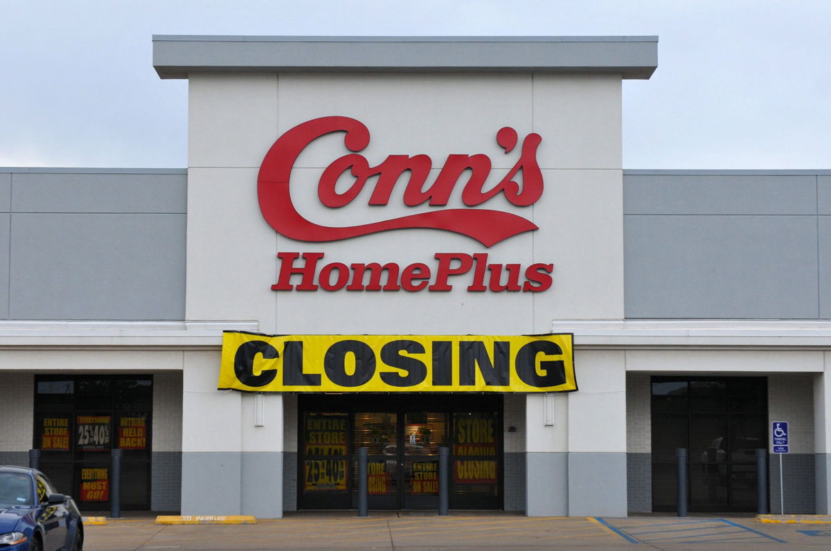 <i>Lynn Walker/USA Today Network via CNN Newsource</i><br/>A Conn's HomePlus store that is closing in Wichita Falls