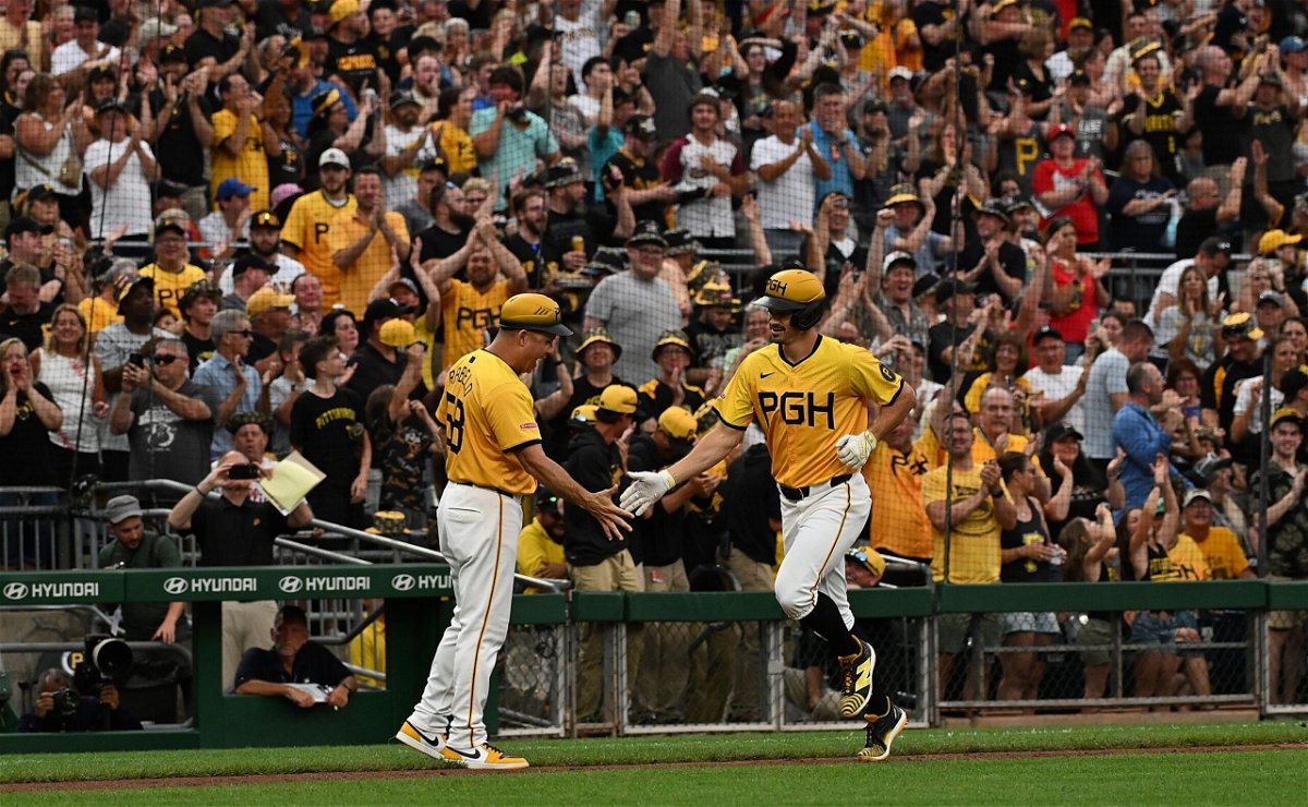 <i>Justin Berl/Getty Images via CNN Newsource</i><br/>The Pittsburgh Pirates scored seven runs in their win.