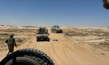 Israeli soldiers accompanied CNN on a trip to Rafah in southern Gaza.