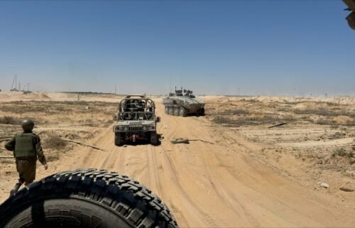 Israeli soldiers accompanied CNN on a trip to Rafah in southern Gaza.