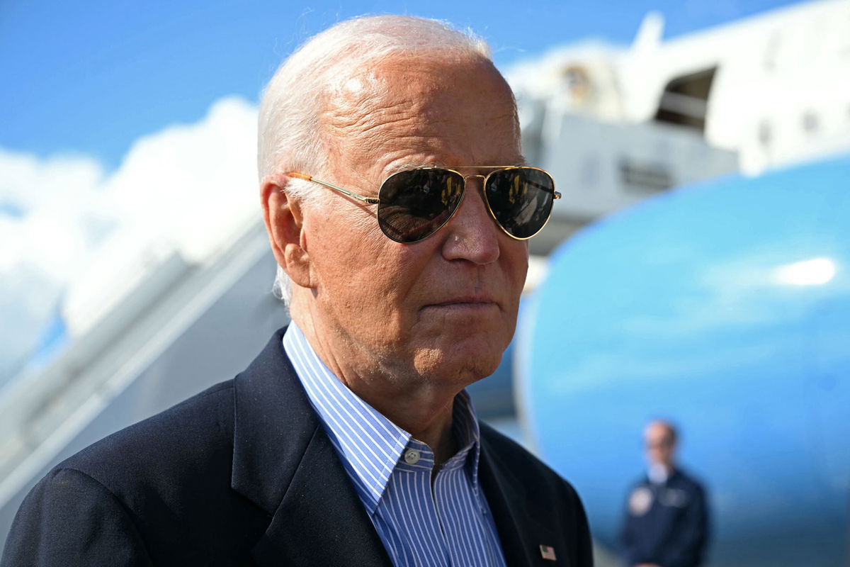 <i>SAUL LOEB/AFP/AFP via Getty Images via CNN Newsource</i><br/>Radio host Andrea Lawful-Sanders has resigned after admitting her post-debate interview with President Joe Biden included questions that were pre-selected by Biden’s campaign team. Biden is shown here in Madison