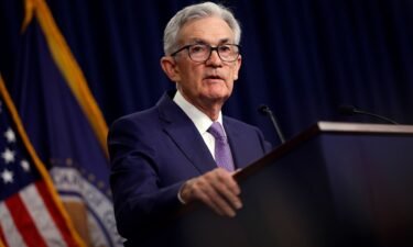 Federal Reserve Chair Jerome Powell seen on June 12