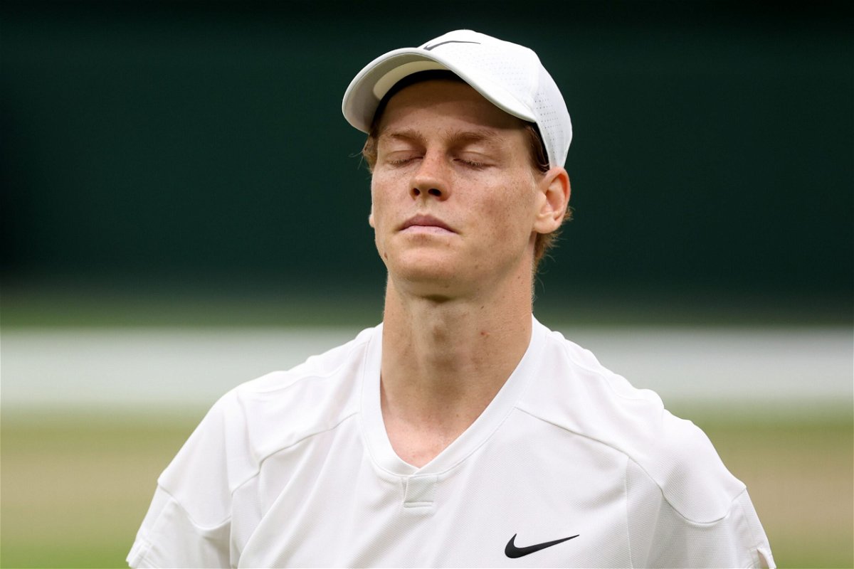 <i>Sean M. Haffey/Getty Images Europe/Getty Images via CNN Newsource</i><br/>Jannik Sinner left the court for a medical assessment when he was down a break in the third set.