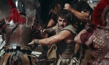 Paul Mescal plays Lucius in Gladiator II from Paramount Pictures.