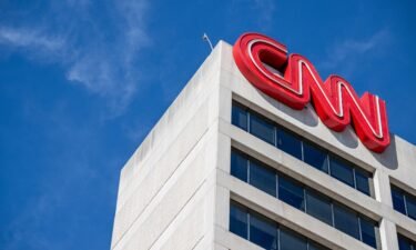 An exterior view of the former world headquarters for the Cable News Network (CNN) on November 17