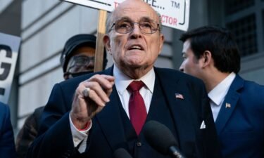 Rudy Giuliani seen here in Washington on December 15