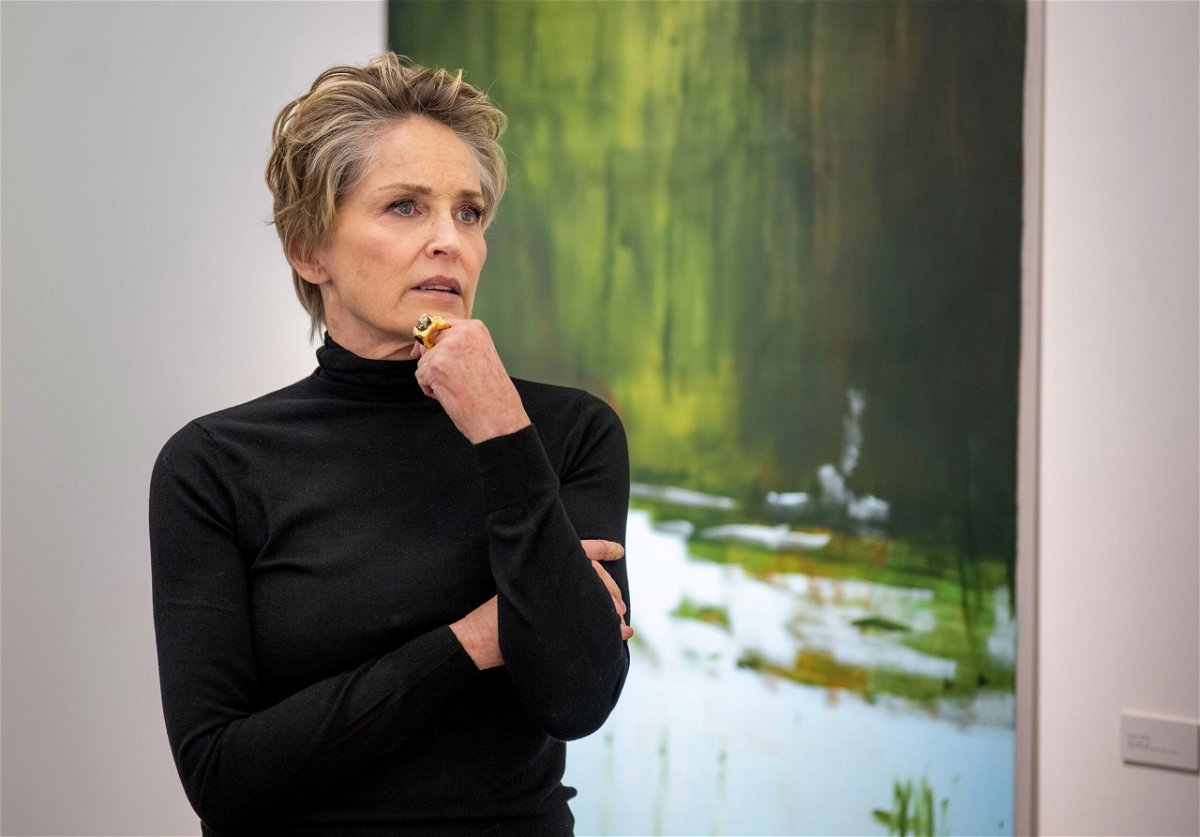 <i>Monika Skolimowska/dpa/AP via CNN Newsource</i><br/>Sharon Stone seen at Galerie Deschler in the Mitte district in Berlin