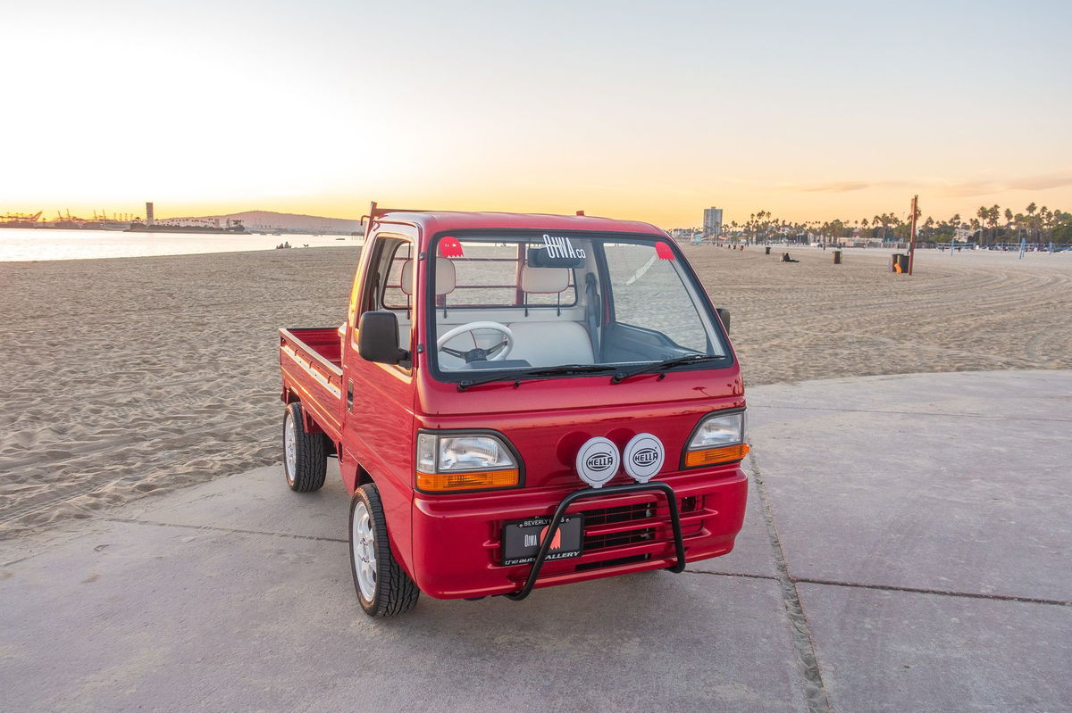 <i>George Zotos/Oiwa.co/OiwaGarage.co via CNN Newsource</i><br/>A 1995 Honda Acty that California-based Kei truck brokerage OIWA imported from Japan and customized.