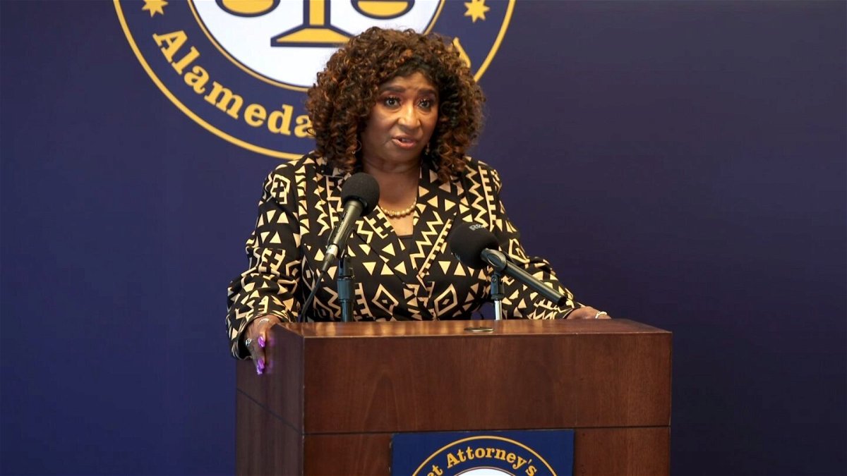 <i>CNN via CNN Newsource</i><br/>Alameda County District Attorney Pamela Price announced the planned resentencings Tuesday.