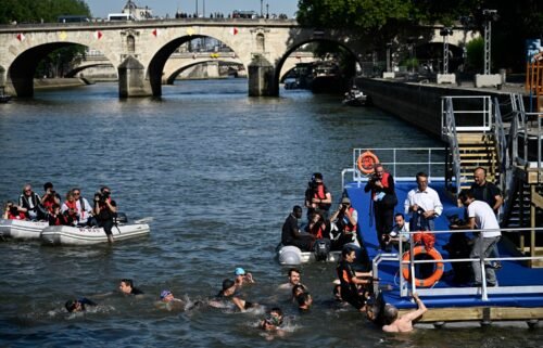 There have been ongoing concerns that E. coli in the Seine could pose a risk to athlete health.