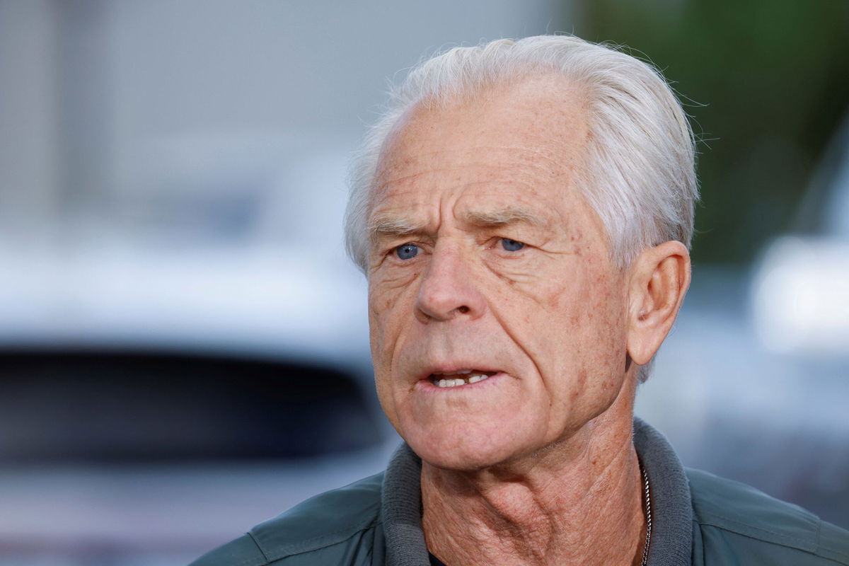 <i>Marco Bello/Reuters/File via CNN Newsource</i><br/>Peter Navarro was released from a Miami federal prison on July 17 after completing his four-month sentence. Navarro is pictured before turning himself in for defying a subpoena in Miami on March 19.