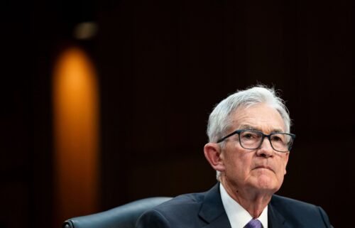 Federal Reserve Chair Jerome Powell speaks at a Senate hearing on monetary policy on July 9 in Washington