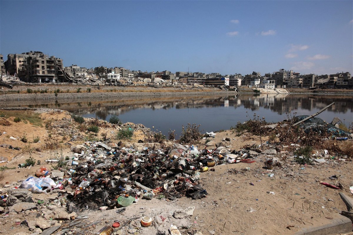 <i>AFP/Getty Images via CNN Newsource</i><br/>The highly infectious polio virus has been found in sewage samples in Gaza