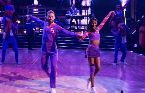 Artem Chigvintsev and Charity Lawson on "Dancing With the Stars."