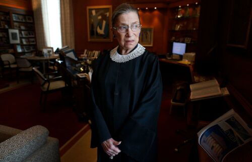 Justice Ruth Bader Ginsburg is pictured here in 2013.