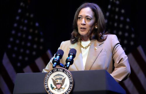 Vice President Kamala Harris delivers remarks at a campaign event in Pittsfield