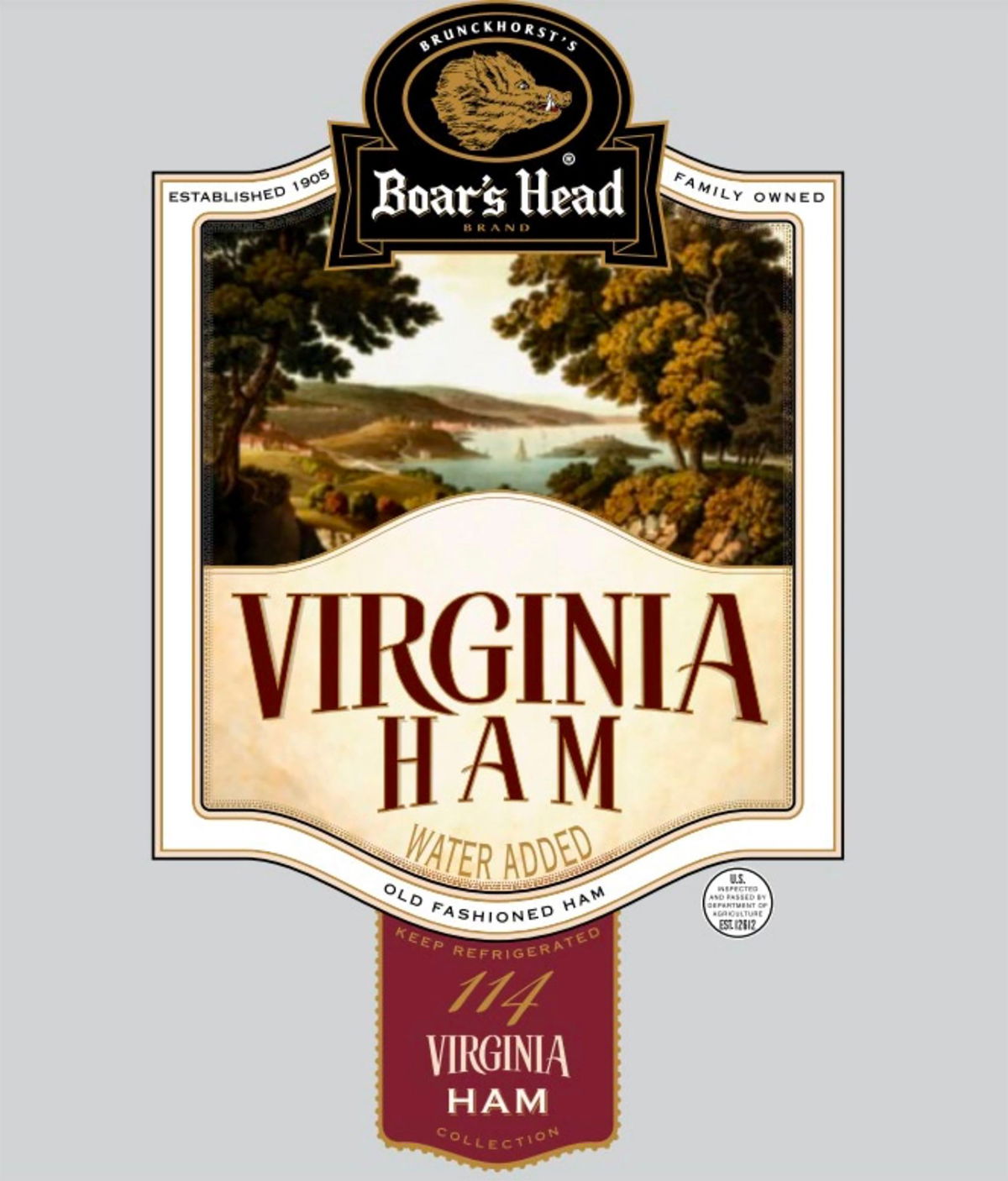 <i>FSIS/USDA/AP via CNN Newsource</i><br/>Boar's Head Virginia Ham is among the products added to the recall on July 30.