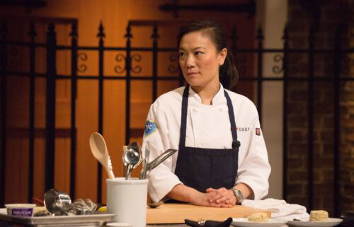 Shirley Chung appears on "Top Chef" Season 14 in 2016.