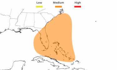 There's a medium chance for tropical development by this weekend near the Bahamas and southeastern US.