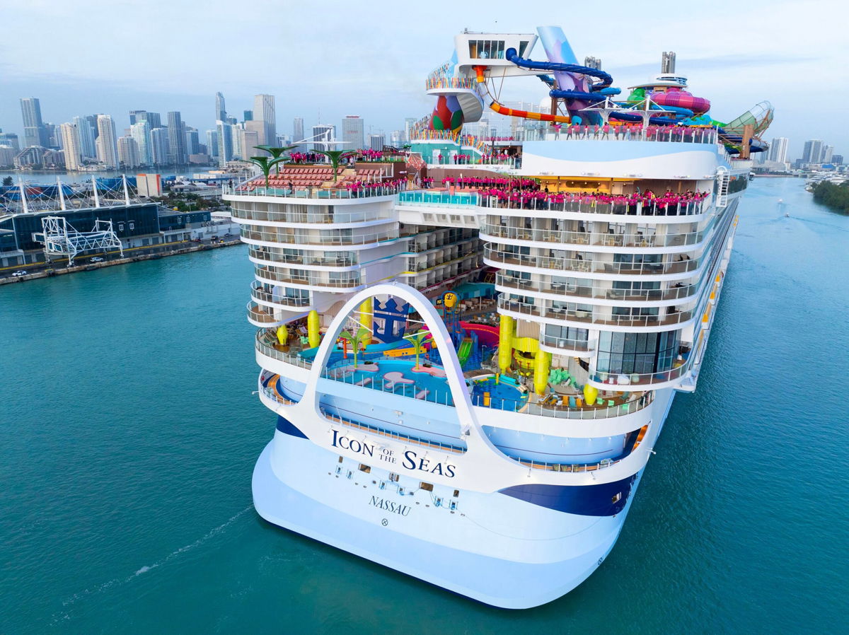 <i>Royal Caribbean International via CNN Newsource</i><br/>Icon of the Seas: Royal Caribbean Icon of the Seas is the world's largest cruise ship and can carry nearly 10