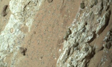 NASA’s Perseverance rover discovered “leopard spots” on a reddish rock nicknamed Cheyava Falls in Mars’ Jezero Crater on July 18.