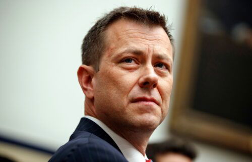 Peter Strzok testifies during a hearing on Capitol Hill in July 2018 in Washington.
